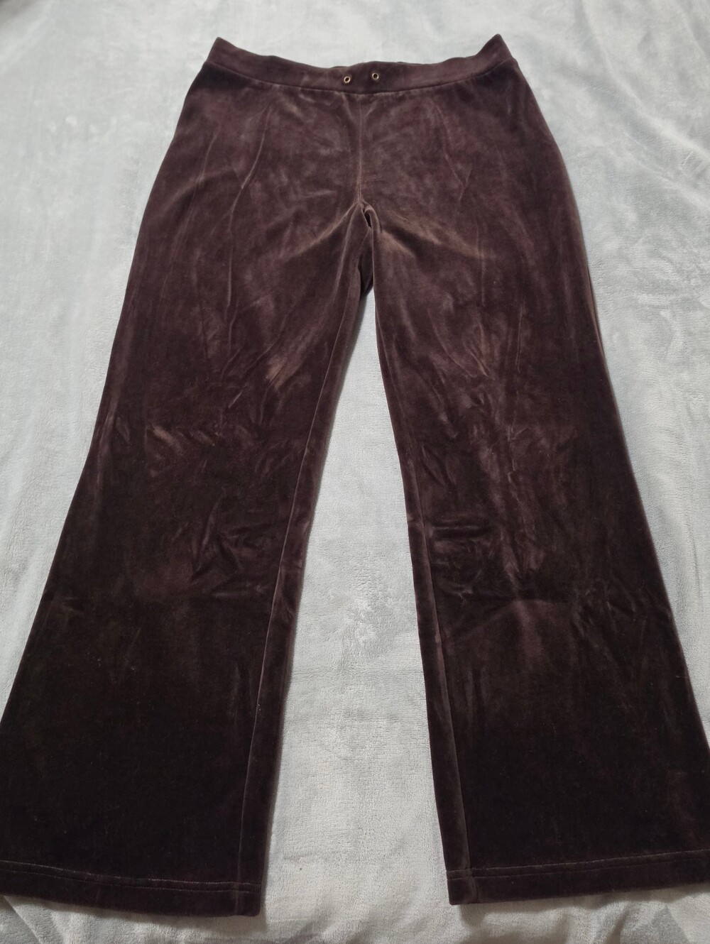 Lauren Ralph Lauren Brown Velour Lounge Pants - Petite Medium
